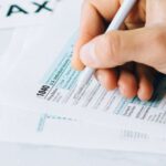Times Of Year - Person Filing Tax Documents