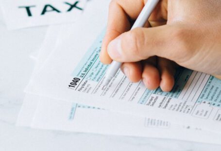 Times Of Year - Person Filing Tax Documents