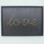 Museum Days - Love Text Sign